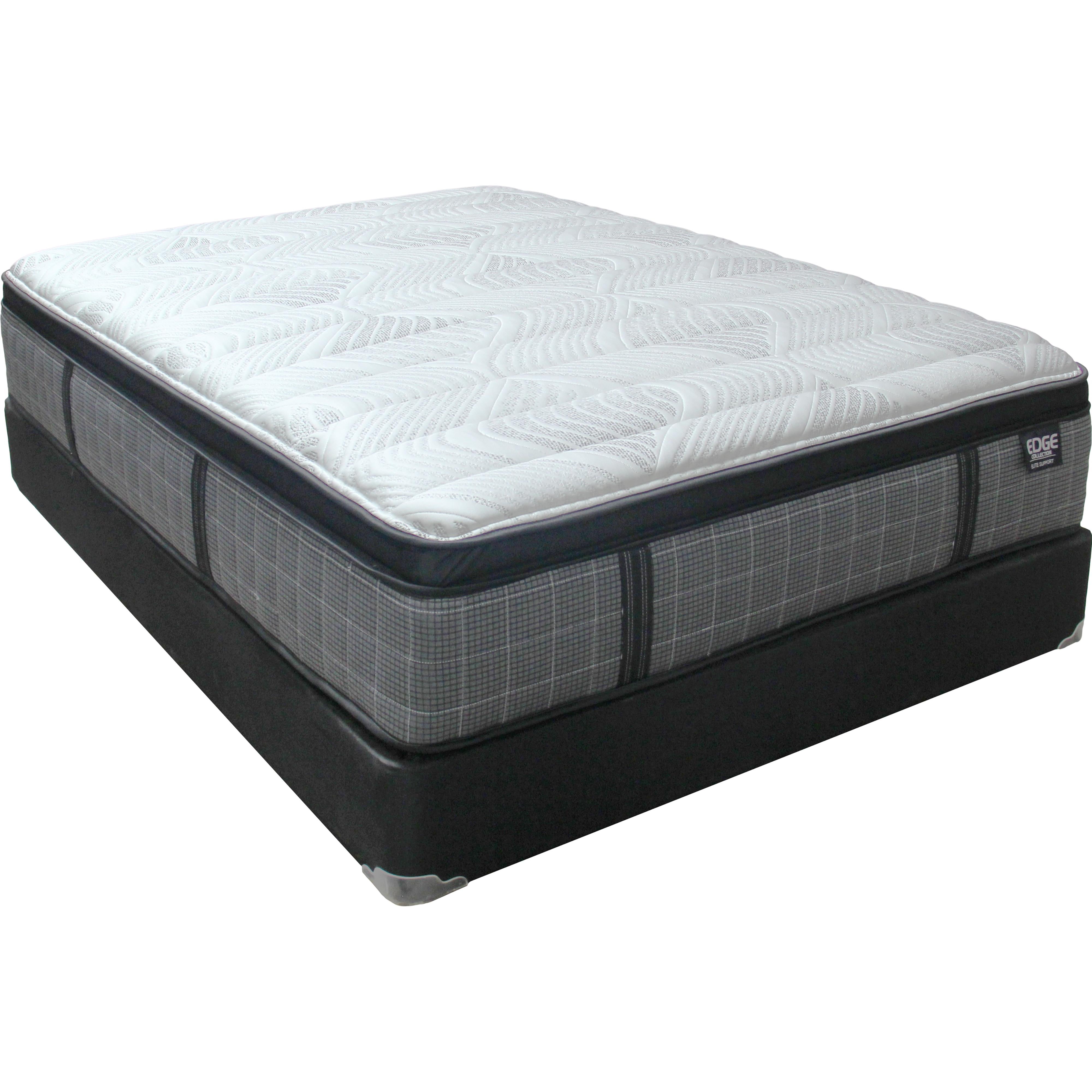 Sleeptronic Edge Elite 8100 Firm Euro Pillow Top Mattress - Twin IMAGE 1